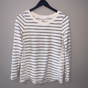 Motherhood Maternity Long Sleeve Striped Sweater